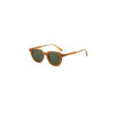 Grovela Turuncu Çerçeve Yeşil Cam Vintage & Retro Unisex Güneş Gözlüğü