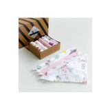 grow with muslin Çift katlı 10'lu Pamuk Muslin Kumaş Bebek Ağız Mendili (20/20 cm)