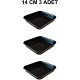 Grow Wizard Kare Saksı Altlığı 14 cm 3 Adet
