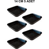 Grow Wizard Kare Saksı Altlığı 14 cm 5 Adet