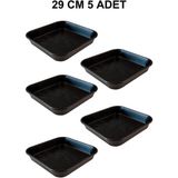 Grow Wizard Kare Saksı Altlığı 29 cm 5 Adet