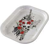Grow Wizard Küçük Metal Tepsi Kuru Kafa - 18 x 13 cm