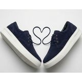 Growish GD0465 Hakiki Lacivert Nubuk Deri Günlük Rahat Kullanım Keten Şort Altı Erkek Sneaker Casual Yürüyüş Spor Ayakkabısı