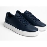 Growish GE0065-8 Hakiki Floter Deri Yüksek Eva Taban Koku Yapmaz Erkek Sneaker Ayakkabı - 003 - Lacivert