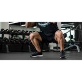 Growish GR0441 Hakiki Deri & Tekstil Slip-On Teknoloji Paraşüt Kumaş Eva Taban Spor Koşu Fitness Antreman Ayakkabı - Siyah - Gri
