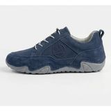 Growish GR0478 Hakiki Nubuk Deri Örümcek Kauçuk Taban Uzun Kullanıma Uygun Lacivert Sneaker Ayakkabısı