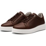 Growish GRE0065-7 Hakiki Deri Lazerli Hafif Eva Taban Koku Yapmaz Erkek Sneaker Ayakkabı - 10D-Kahverengi