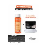 growman Profesyonel Keratin Saç Seti – Şampuan & Düzleştirici Maske ile Düz ve Canlı Saçlar