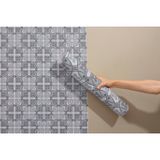 Grown Geometrik Gri Daire Desenli Kendinden Yapışkanlı Duvar Kağıdı - Mutfak ve Banyo