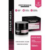 Growpink Onarıcı Saç Maskesi 200 ml Yıpranmış Saçlar İçin Yoğun Bakım Keratin İle Zenginleştirilmiş