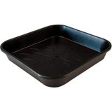 Grows Family 29 cm Kare Saksı Altlığı - Siyah