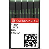 Groz Beckert 151X7/151X5/60 M/60 MSD 110/5 100 Adet Merrow İğne