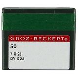 Groz Beckert Çuvalağzı / DYX23 (7X23) 25/200 50 Adet Dikiş Makinesi İğnesi