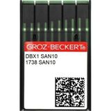 Groz Beckert Düz Makine İnce Dip Dikiş İğnesi / DBX1 SAN10 10/70 100 Adet Dikiş İğnesi