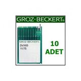 Groz Beckert Dvx63 Gebedur Yanmaz Reçme Makine Iğnesi 11 Numara