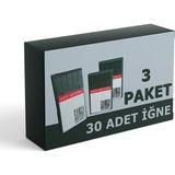 Groz Beckert DVX63 Reçme Makine Iğnesi 11-12-14 Numara 3'lü Set - Gümüş
