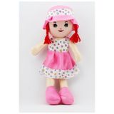 grs oyuncak Oyuncak Bez Bebek 50cm Pembe Elbiseli Kız Çocuk Oyuncak Bebek Eğitici Oyuncaklar