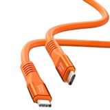 Grtoeud 240W USB C - USB C Kablosu Silikon 6,6FT, USB 3.2 Gen 2 Hızlı Şarj Kablosu 20 Gbps Veri Aktarımı 4K Video iPhone 15 Pro Max, iPad, MacBook, Chromebook, Anahtar, Dizüstü Bilgisayar, Dell XPS ile Uyumlu