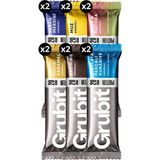 Grubit 12'li Tanışma Paketi Protein Bar İçinde Fıstık, Muz, Çikolata Aromalı 12 Adet
