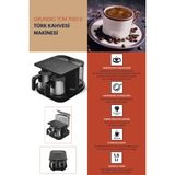 Grundig 2li Türk Kahve Makinesi - 7 Fincana Kadar Kahve Hazırlama, Paslanmaz Çelik Hazne Tr Garantili