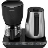Grundig 3 In 1 Filtre Kahve Makinesi 5 Fincan Kapasitesi ile Antrasit Renkli Otomatik Kapanma Özelliği