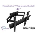 Grundig 43Ghf6500b 43İnç Uydu Alıcılı Android Smart Hd-Ready 108/109 Ekran Lcd Led Tv Hareketli Duvar Askı Aparatı