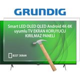 Grundig 55 Gq 700A Tv Ekran Koruyucu - Grundig 55" Inç 139 Ekran QLED Tv Ekran Koruyucu 55GQ700A - 55 inç