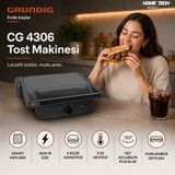 Grundig Cg 4306 Tost Makinesi - Koyu Gri