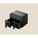 Grundig Çift Hazneli Airfryer Siyah 2400W, Sağlıklı ve Pratik Yemek Seçeneği - Ahşap