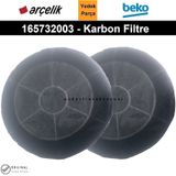 Grundig GDKP 2160X (7703323600) Davlumbaz Karbon Filtre 165732003