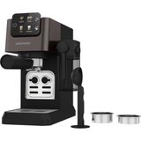 Grundig Grundıg - Ksm 5330 Portafiltre Makinesi - 1628 W - 15 Bar Pompa Basıncı - Dark Inox - Süt Kabı 300ML - Dokunmatik Ekran - Brewsense Teknolojisi - 1,1l Su Deposu - Espresso & Cappuccino - Sağlam