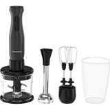Grundig HBS4421G Cam Hazneli Blender Seti – Çok Fonksiyonlu El Blenderı - Siyah