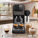 Grundig Ksm 6430 Delisia Coffee Yarı Otomatik Kapsüllü Süt Hazneli Espresso Makinesi - Siyah - Gri