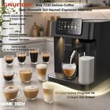 Grundig Kva 7230 Delisia Coffee Tam Otomatik Süt Hazneli Espresso Makinesi - Siyah