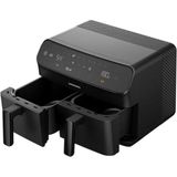 Grundig Yüksek Kapasiteli Twin Airfryer ile Sağlıklı ve Hızlı Pişirme - Ahşap - Beyaz