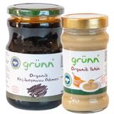 Grünn Organik Tahin 300 gr + 850 gr Keçiboynuzu Pekmezi