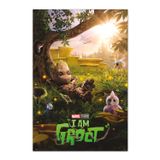 Grupo Erik Editores, S.L. Resmi Marvel Groot Chill Time Posteri – 91 x 61,5 cm – Rulo halinde gönderim – Marvel Poster – Havalı Poster – Sanat Posteri – Poster ve Baskılar – Duvar Posteri