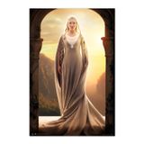 Grupo Erik Editores, S.L. Resmi The Hobbit Galadriel posteri – 91 x 61,5 cm – rulo halinde gönderilir – havalı poster – sanat posteri – Poster ve baskılar – duvar posteri