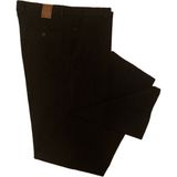 Gruva Erkek Regular Fit Normal Kesim Likralı Esnek Rahat Yüksek Bel Mevsimlik Gabardin Keten Pantolon - Siyah - 48
