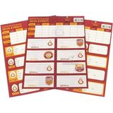 GS 3 SAYFA TOPLAM 24 ADET DEFTER KİTAP İSİM ETİKETİ İSİMLİK