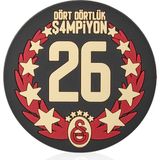 Gs Store Galatasaray 26. Şampiyonluk Bardak Altlığı U261174 - Siyah - Standart