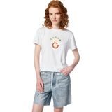 Gs Store Galatasaray 5 Yıldız Kadın T-Shirt K251402 - Beyaz