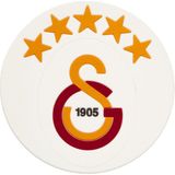 Gs Store Galatasaray 5 Yıldızlı Bardak Altlığı U251421 - Beyaz - Standart