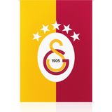 Gs Store Galatasaray 5 Yıldızlı Dikey Balkon Bayrağı 150X225 cm Sarı - Kırmızı Renkli Standart Model U251385