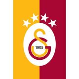 Gs Store Galatasaray Dikey Balkon Bayrağı 150*225 U880149 - Sarı - Kırmızı