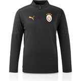 Gs Store Galatasaray Puma A Takım 1/4 Fermuarlı Uzun Kollu Antrenman Üst 77967603 - Siyah
