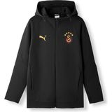 Gs Store Galatasaray Puma Fermuarlı Kapüşonlu Sweatshirt 78682103 - Siyah