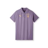 GS Store Galatasaray Puma Polo T-shirt 78682 Mor Logo Baskılı Erkek Polo T-Shirt