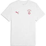 Gs Store Galatasaray Puma T-Shirt 78290727 Beyaz Yuvarlak Yaka Logo Baskılı Erkek T-Shirt - XL