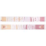 GS Store Galatasaray Thıs Is Samı Yen Şal Atkı U241288 - Sarı - Kırmızı - Standart